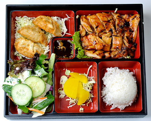 Bento Box 2 entrees (Lunch) – Sushi Garden Watsonville